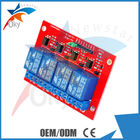 Moduł przekaźnika 4V / 12V 4-kanałowy / płytka rozszerzająca dla Arduino (czerwona tablica)
