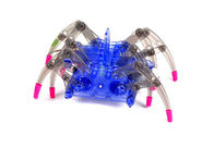 Niebieski inteligentny pająk Robot DIY edukacyjne zabawki dla dzieci
