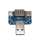 Wiele adapterów USB Płytka Micro USB Konwerter USB męski na żeński 4P typu C.