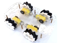 65-milimetrowy plastikowy robot dookólnych kół ze sprzęgłem silnika TT