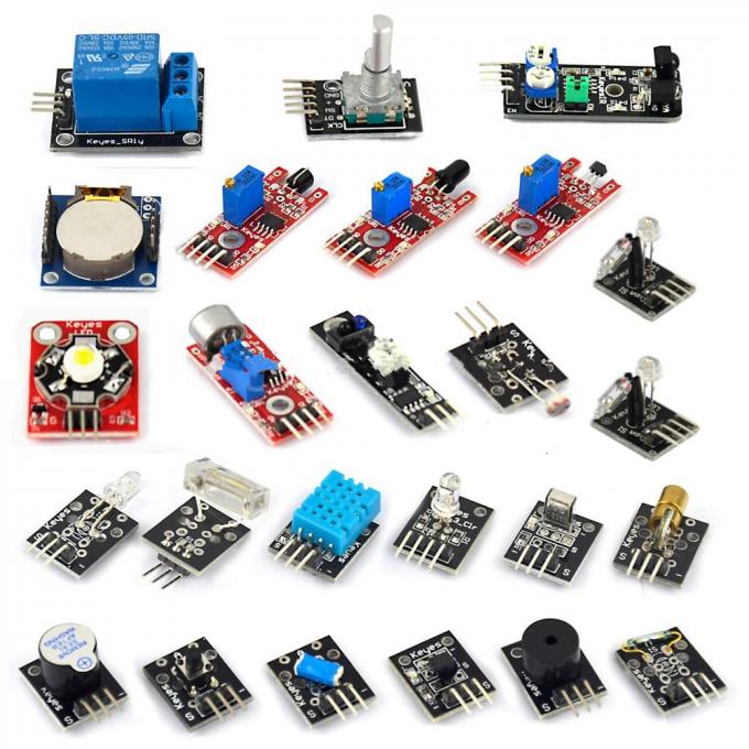 24 Sensors Zestaw startowy do Arduino, 24 moduły Sensor DIY Kit
