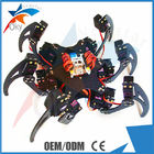 20DOF Hexapod Robot Claw Machine Kit, zestaw robota Diy, pełne akcesoria do wsporników układu kierowniczego Czarny