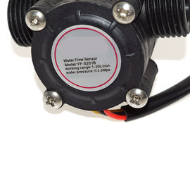 1/2 &quot;Hall Effect Przepływomierz Kontrola Czujnik przepływu wody YF-S201 DC4.5 5V-24V