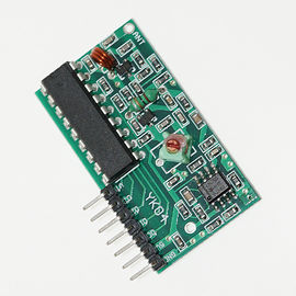 Złoty kolor 4-kanałowy moduł czujnika 315 MHz Arduino RF Bezprzewodowy pilot zdalnego sterowania 58 * 38 * 13 mm