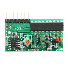 Złoty kolor 4-kanałowy moduł czujnika 315 MHz Arduino RF Bezprzewodowy pilot zdalnego sterowania 58 * 38 * 13 mm