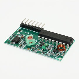 Złoty kolor 4-kanałowy moduł czujnika 315 MHz Arduino RF Bezprzewodowy pilot zdalnego sterowania 58 * 38 * 13 mm