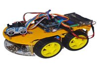 Inteligentny Tracking Unikanie przeszkód Bluetooth Robot Smart Car z wyświetlaczem LCD