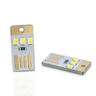 Przenośny moduł nocnego światła USB 0,2 piksela Mini brelok 3 diody LED na kemping