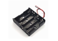 5,7x6,2x1,5 cm 4AA płaski uchwyt na baterię Pudełko do przechowywania PVC z przewodem przewodowym