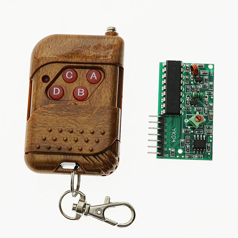 Złoty kolor 4-kanałowy moduł czujnika 315 MHz Arduino RF Bezprzewodowy pilot zdalnego sterowania 58 * 38 * 13 mm