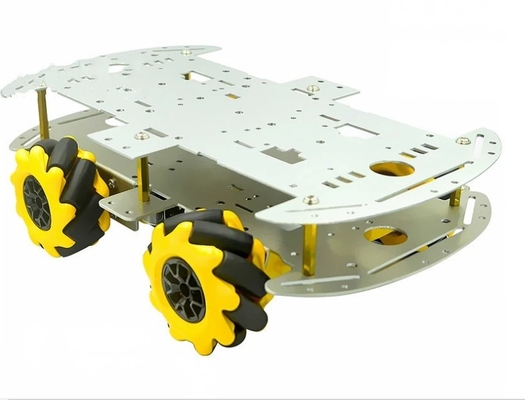 Podwozie samochodu robota RC ze stopu aluminium z kołem Mecanum